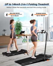 2-in-1 Adjustable Incline Treadmill AD-4000 | Lichico