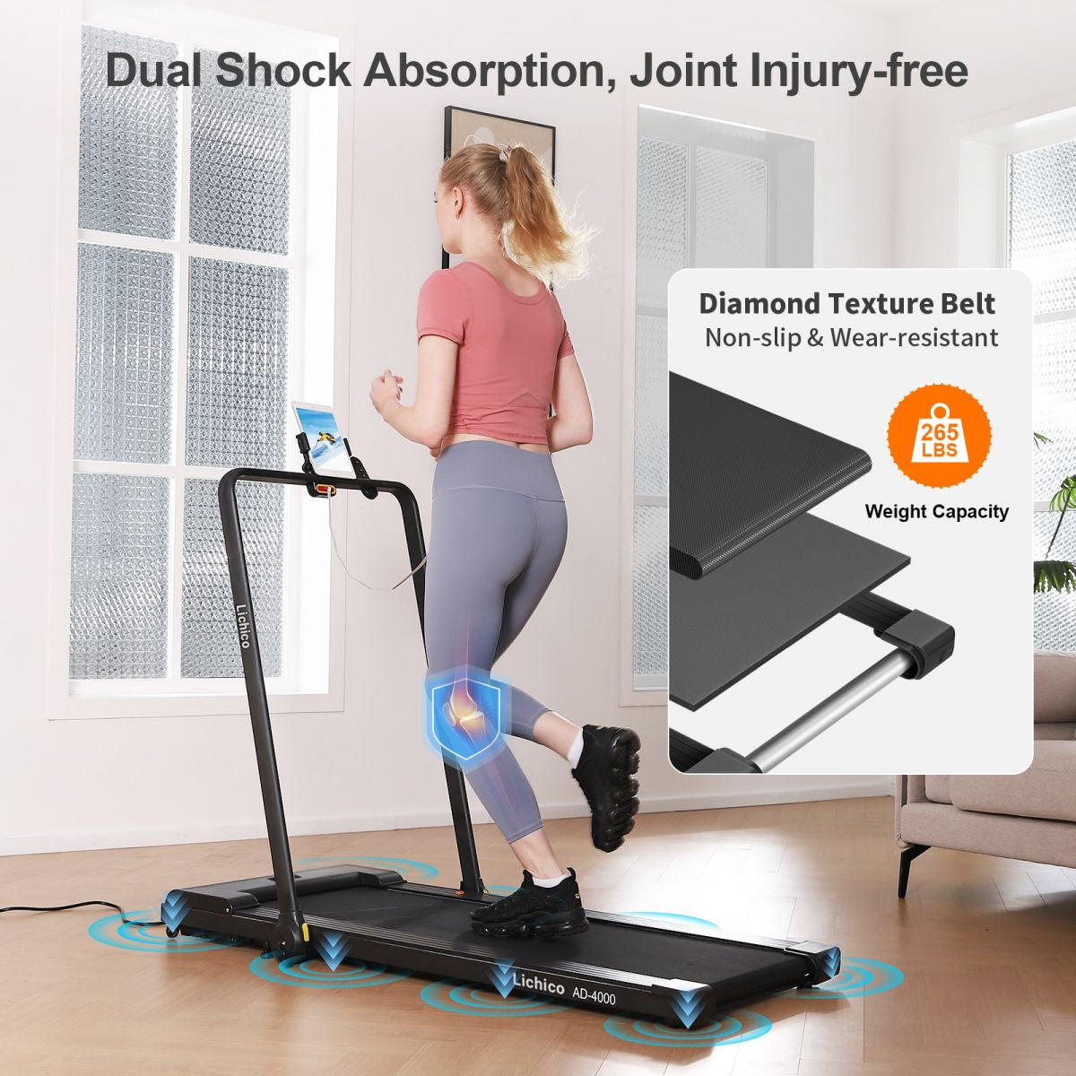 Lichico AD-4000 Floding Treadmill.