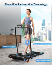 2-in-1 Adjustable Incline Treadmill AD-4000 | Lichico